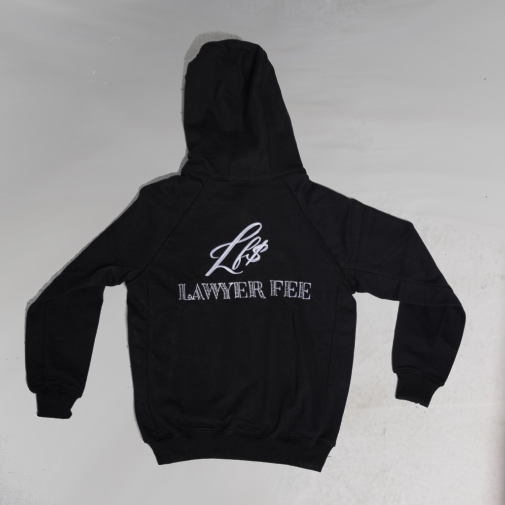 OG Lawyer Fee Black Zip-up Hoodie