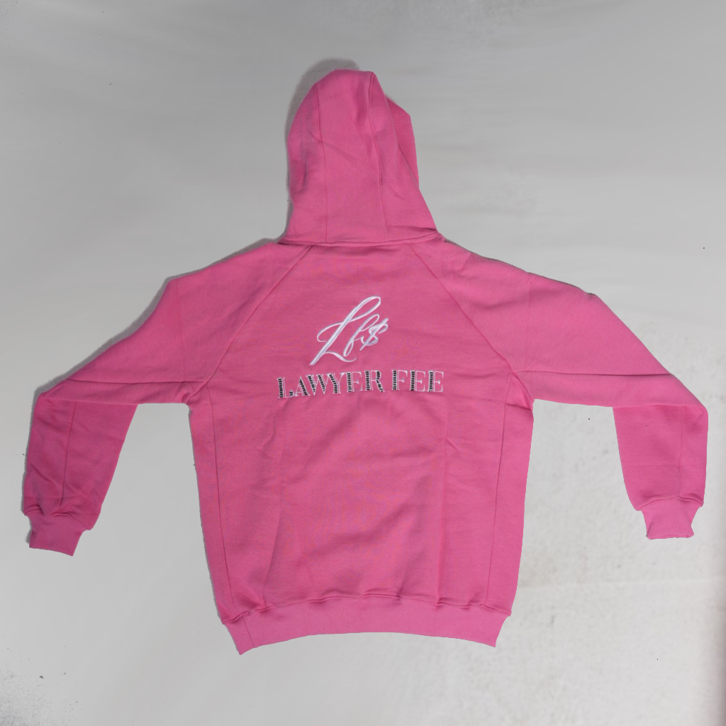 OG Lawyer Fee Pink Pullover Hoodie