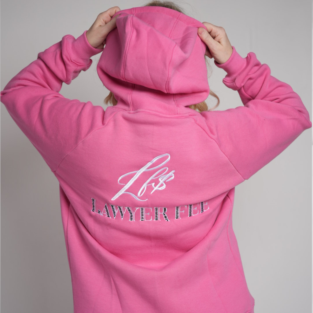 OG Lawyer Fee Pink Pullover Hoodie