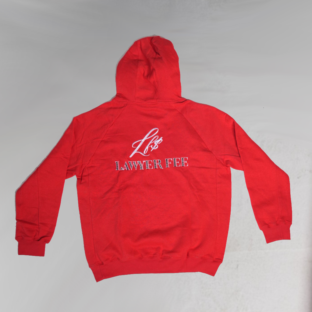 OG Lawyer Fee Red Pullover Hoodie