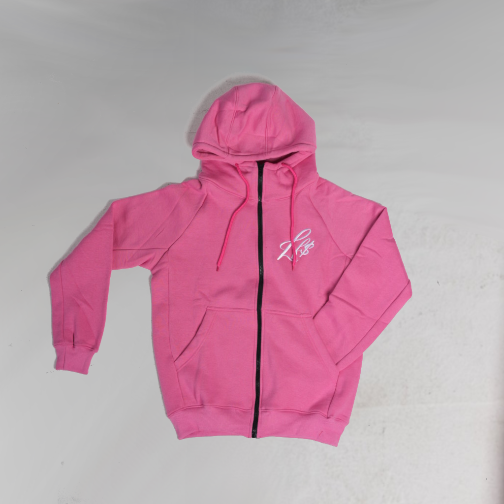 OG Lawyer Fee Pink Zip-up Hoodie